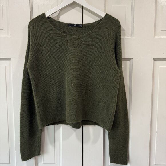 Peruvian Connection Womens Sweater 100% Royal Alpaca Green Size Small PRISTINE - Picture 2 of 11